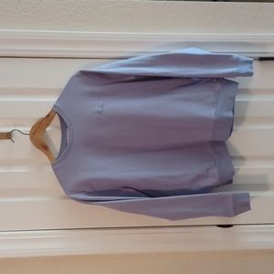 Fila Womens Midweight French Terry Crewneck Long Sleeve Sweatshirt Size L